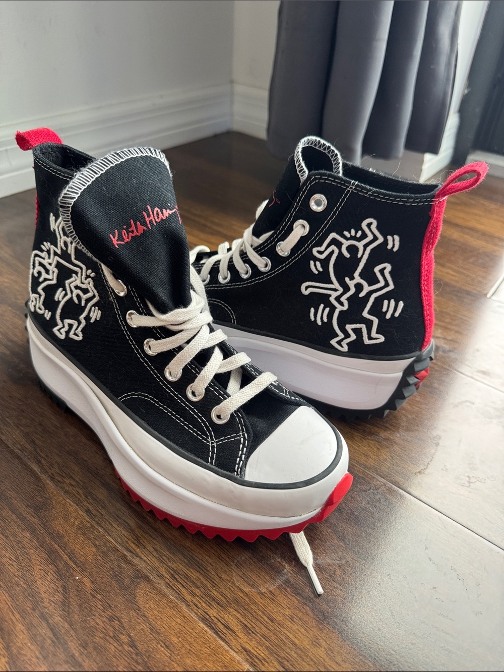 Keith Haring x Converse Run Star Hike 'Black' 171859C